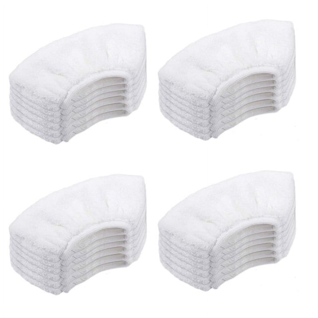 24 piezas de funda de paño de fregona para Easyfix SC1 SC2 SC3 SC4 SC5 SV7, almohadillas de trapo de repuesto para limpiador a vapor