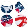 thumbnail image 6 of VILOVE Plus Size American Flag Dress for Women American Flag Patriotic Short Sleeve Loose Midi Dresses, 6 of 8