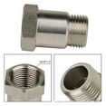 thumbnail image 1 of 2 Pcs Adaptateur de Filetage en Acier Inoxydable M18x1.5, Adaptateur de Capteur d'Oxygène Capteur d'Oxygène O2, 1 of 5