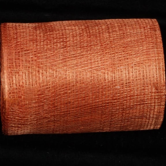 The Ribbon People Peach Orange Sinamay Abaca Fiber Craft Ribbon 5" x 32 Yards