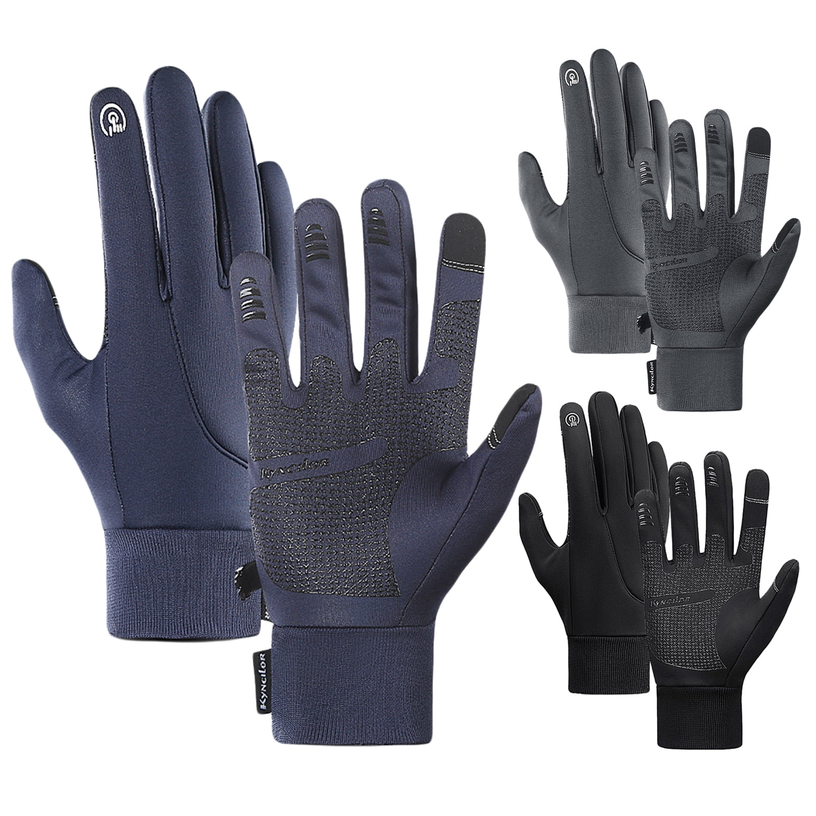 Winter Gloves Men Women Touchscreen Water-Resistant for Driving Running Cycling Thermal Glove Warm Gifts