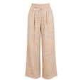 thumbnail image 5 of Horkkom Dress Pants Women High Waisted Wide Leg Plaid Pants Casual Loose Pleated Pants with Pockets XL, 5 of 9