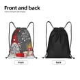 thumbnail image 5 of Kdxio Traditional Scandinavian Dwarf Print Drawstring Backpack Bag,Waterproof Draw String Back Sack, Gym Drawstring Bags Swim Bag For Unisex, 5 of 9