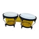 thumbnail image 5 of Juego de batería de bongós de percusión, instrumentos musicales para regalos de cumpleaños para adultos y niños Amarillo, 5 of 9