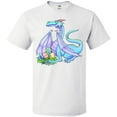thumbnail image 3 of Inktastic Blue Easter Dragon with Painted Eggs T-Shirt, 3 of 5