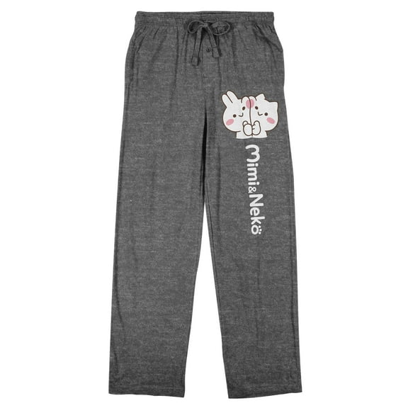 MiMi & Neko Men's Heather Gray Sleep Pajama Pants