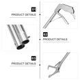 thumbnail image 4 of Práctico de captura práctico de acero inoxidable de 1 unid clip de captura plegable con cerradura, 4 of 5