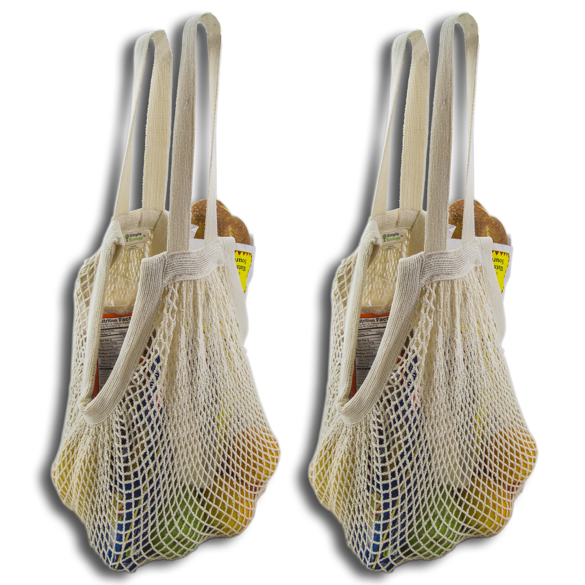 Simple Ecology Organic Cotton Reusable Market, Beach, Grocery Shopping