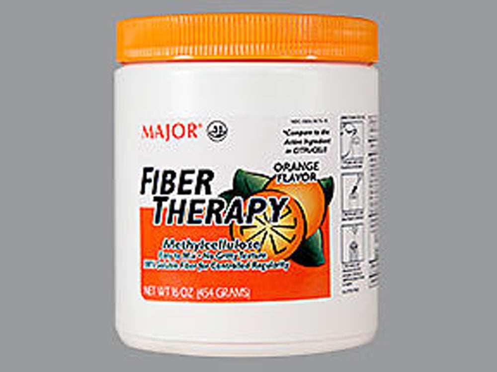 Major Fiber Therapy Orange Powder, 16 Oz
