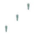 thumbnail image 2 of Encanto de Cristal Sonducket Alambre Envuelto Colgante Puntiagudo Colorido Verde, 2 of 6