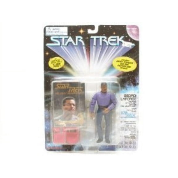star trek the next generation geordi laforge "all good things" 4.5" action figure