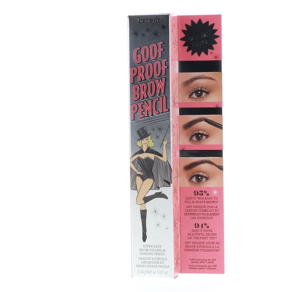 Benefit Cosmetics Goof Proof Eyebrow Pencil - 5 - Warm Black-Brown 0.01oz