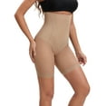 thumbnail image 4 of INSPIRE CHIC Women's Mesh High Waist Tummy Control Thigh Slimmers Slip Shorts for Under Dresses Shapewear XL Beige, 4 of 6
