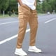 thumbnail image 1 of Pantalones de trabajo para hombre, holgados, de alta elasticidad, con múltiples bolsillos y pierna recta, largos y largos., 1 of 4