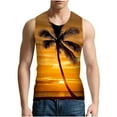 thumbnail image 4 of IROINNID Round Neckline Tank Tops For Men Sleeveless Sports Tank Tops Vest Pullover Graphic Print Tops, 4 of 6