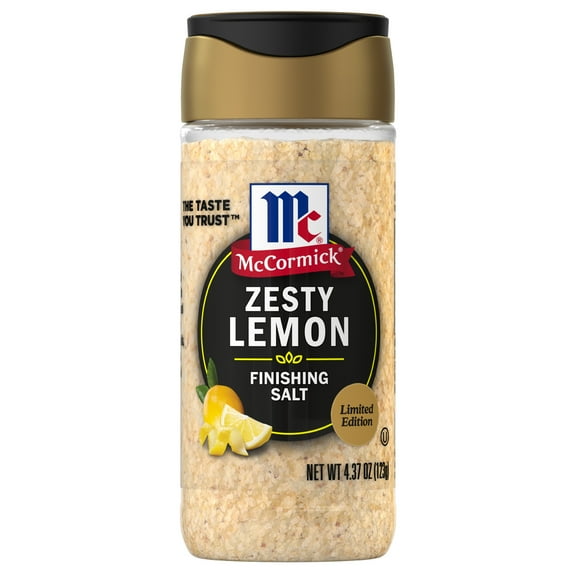 McCormick Zesty Lemon Finishing Salt, 4.37 oz Bottle
