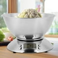 thumbnail image 2 of Balance de Cuisine Numérique Multifonctionnelle Électronique avec Bol en Acier Inoxydable, 2 of 8
