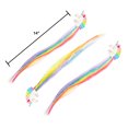 thumbnail image 5 of Strictly Fancy 3 Pack Faux Hair Clips, Bright Multi Colors, 5 of 6
