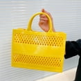 thumbnail image 3 of ZTTD Fashion Big Capacity Shopping Tote Bag Rubber Silicone Beach Bag, 3 of 8