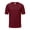 Burgundy, variant on Men's Quick Dry Breathable Performance T-Shirt, Athletic Fit Workout & Gym Shirt for Men