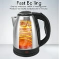 thumbnail image 4 of Fast Boiling Electric Kettle, 2L 1500W Auto Shut Off, Stainless Steel Liner, Safe & Easy to Clean, Multipurpose for Tea Coffee Oatmeal, 4 of 8
