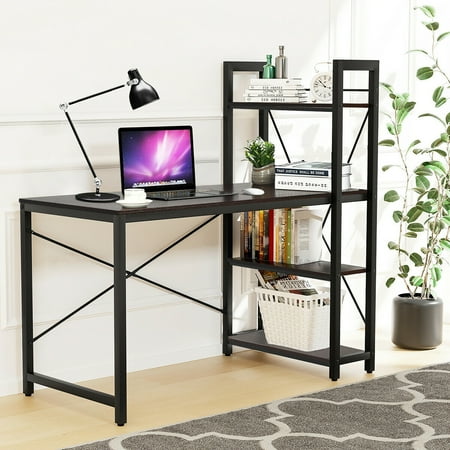 Costway 47.5" Computer Desk Writing Desk Study Table ...
