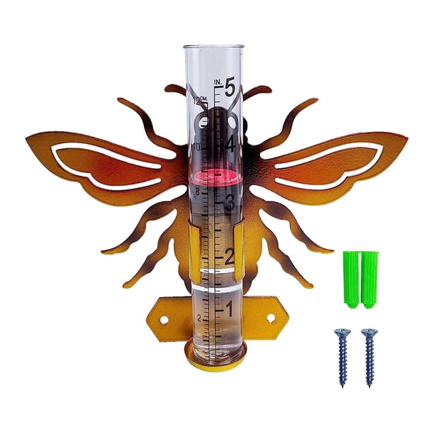 Vidrio de montaje de cerca precisa decorativa impermeable del tubo de vidrio del indicador de lluvia animal