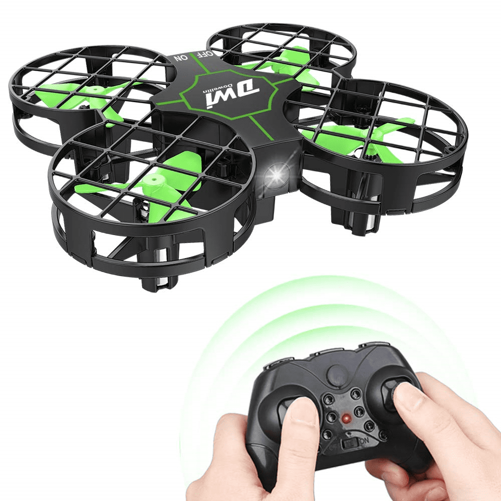 The Drone Zone Mini Quadcopter Drone With LED Lights