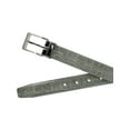 thumbnail image 2 of CTM Leather Croc Print Dress Belt with Clamp On Buckle, 2 of 3