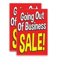 thumbnail image 1 of Going Out Of Business Sale (24" X 36") Vinyl Decal Only (Pack of 2) |Sign|Sticker|Poster, 1 of 4