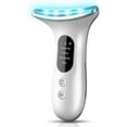 thumbnail image 1 of Masajeador facial eléctrico, dispositivo antiarrugas con 4 modos, masajeador facial de cuello con vibración, 1 of 7
