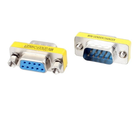 Serial Connector Pins - Unique Bargains DB 9 Pin D-sub Serial Port F/M COM Connector Socket 5 Pcs