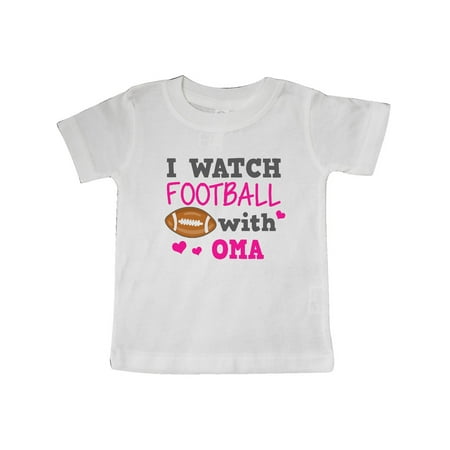 

Inktastic I Watch Football with My Oma Gift Baby Girl T-Shirt