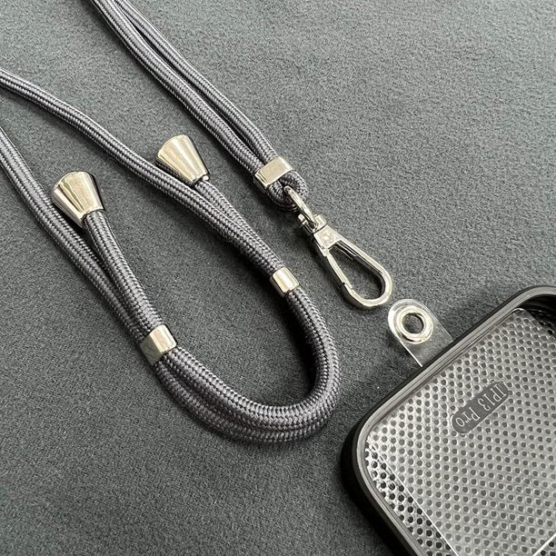 Adhesivo trasero para cordón de teléfono móvil, cordón japonés, cordón colgante oblicuo, ajustable, cuerda telescópica universal