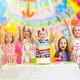 thumbnail image 4 of Xihbxyly Juego de Cubiertos para Fiesta, Platos Desechables con Degradado de Color, Vasos de Papel, Tenedores de Plástico, Decoración Divertida para Fiestas de Cumpleaños, Fácil de Limpiar, Multiusos, 4 of 7