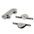 thumbnail image 2 of 10 Pcs Porte Fenêtre Placard Tiroir Bac Simple Nylon & 10 Pcs Acier Inoxydable Double Volant Montagne, 2 of 7