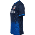 thumbnail image 4 of Icon Sports USA Soccer Game Day Shirt, 100% Polyester, Navy/Blue, YXS-XL, 4 of 6