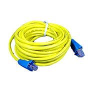 Leviton Yellow Cat 5 15 ft Ethernet LAN Patch Cord Network Cable Cat5 Red Boot 5G454-15R