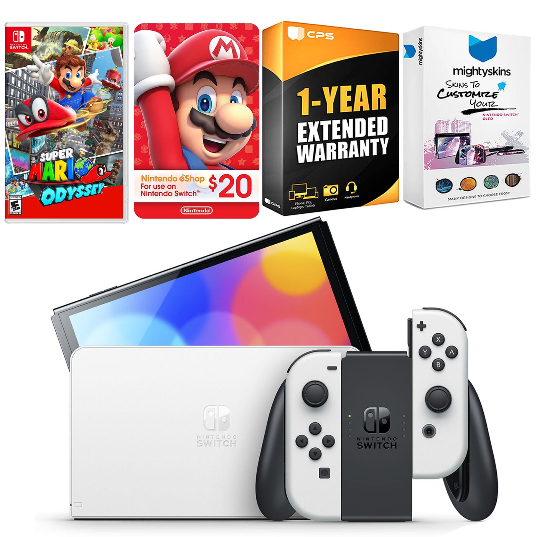 Nintendo Switch OLED Zelda Edition + Mario + Rabbids Game +