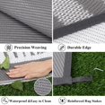 thumbnail image 4 of Alfombra Bsmathom, 152 x 243 cm, impermeable, para exteriores, reversible, gris, 4 of 9
