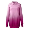 thumbnail image 5 of Patlollav Womens Dresses,Ladies Long Sleeve Hooded Tunic Pockets Pullover Dress, 5 of 7