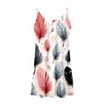 thumbnail image 5 of FVWITLYH Robes d'Été Femmes Tendance 2024 Robe de Plage Femme Couleur Unie Sans Manches Dos Nu Camisole Mini Robe de Plage Robe de Soirée Orange,m, 5 of 5