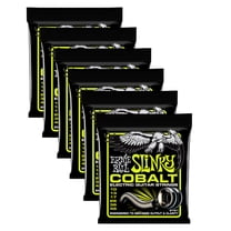 6 PACK Ernie Ball Cobalt P02721 Regular Slinky Electric Guitar Strings