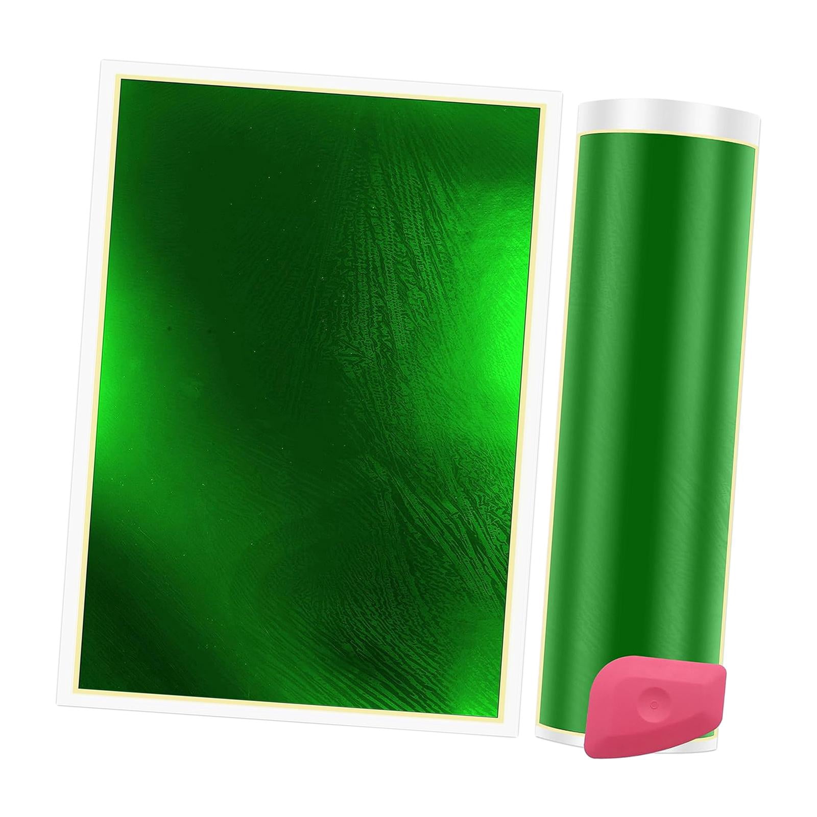 Colaxi Engraving Marking Paper Engraver Easy to Use Accs Color Paper Focusing Paper for Crystal Jade Ceramics Resin Acrylic , green