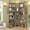 70.8" Brown, variant on ModFurne 6 Tiers Corner Bookshelf and Bookcase with Baffle, 63.1" Tall Modern L-Shaped Storage Display Book Shelf Industrial Bookshelves for Bedroom Black