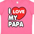 thumbnail image 4 of Inktastic I Love My Papa Boys or Girls Toddler T-Shirt, 4 of 5