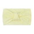 thumbnail image 2 of WUANDIXFA Newborn Girl Headbands Baby Girl Headbands Infant Toddler Cotton Handmade Hairbands with Bows Child Hair Accessories,Black,One Size, 2 of 2