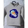 thumbnail image 3 of Cute Corgi Dog Astronaut Hoodie Toddler -Image by Shutterstock,  2 Toddler, 3 of 4