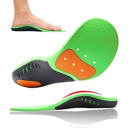 

QEEMMY Plantar Fasciitis Relief Insoles Arch Support Insoles for Flat Feet Work Boot Insoles High Arch Insoles Memory Foam Arch Support Inserts for Men & Women Orthotic Insoles for Standing All Day