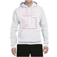 thumbnail image 2 of Wild Bobby Breast Cancer Survivor Nutrition Facts Breast Cancer Awareness Unisex Hoodie Sweatshirt, White, Small, 2 of 6